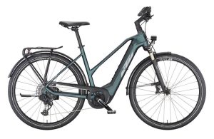 KTM MACINA SPORT 710 green purple flip matt (silver+blue) 2023 - 28" 750 Wh Trapez -