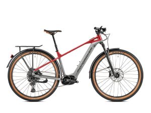 Mondraker Prime R X Nimbus Grey - Cherry Red 2023 - 29" 750 Wh Diamant Freilauf -