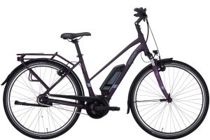 Pegasus Solero E8R deep berry matt 2022 - 28" 400 Wh Wh Trapez Rücktritt -