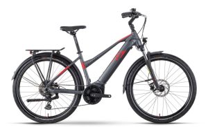 Raymon TourRay E 6.0 anthracite metallic / red / black matt 2024 - 27,5" 630 Wh Trapez -