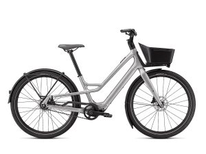 Specialized Turbo Como SL 5.0 Brushed Silver / Transparent 2023 - 27,5" 320 Wh Trapez -