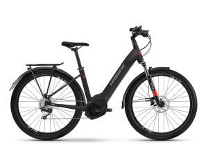 Haibike Trekking 6 matte black / red reflex 2022 - Unisex-27,5" -