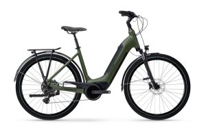 Winora Tria 10 Mossgreen matt 2024 - 28" 500 Wh Wave Comfort -