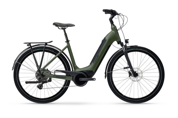 Winora Tria 10 Mossgreen matt 2024 - 28" 500 Wh Wave Comfort -