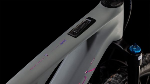 CUBE AMS HYBRID ONE44 C:68X TM 400X - 29" Carbon E-Mountainbike - 2025 - swampgrey / purplereflex