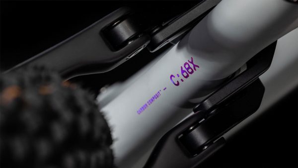 CUBE AMS HYBRID ONE44 C:68X TM 400X - 29" Carbon E-Mountainbike - 2025 - swampgrey / purplereflex