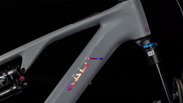 CUBE AMS HYBRID ONE44 C:68X TM 400X - 29" Carbon E-Mountainbike - 2025 - swampgrey / purplereflex