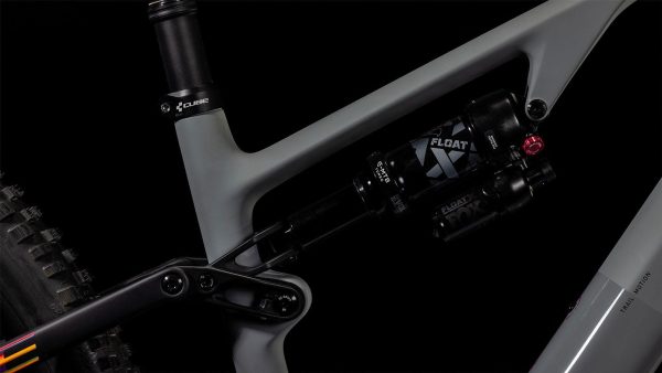 CUBE AMS HYBRID ONE44 C:68X TM 400X - 29" Carbon E-Mountainbike - 2025 - swampgrey / purplereflex