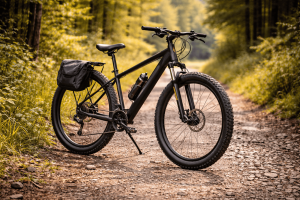 All Terrain Bike im Waldpfad