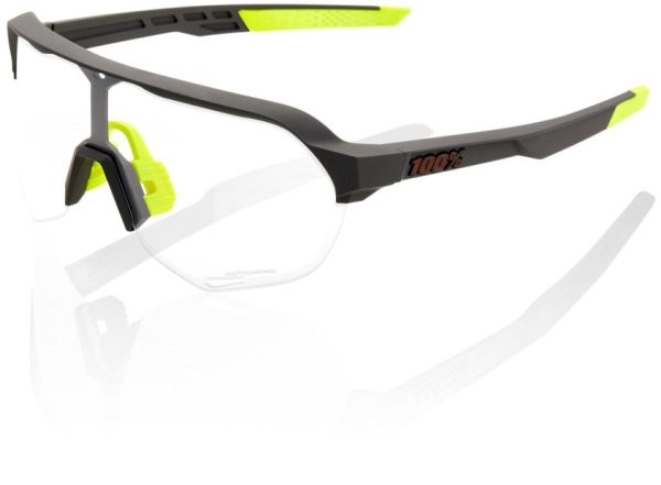 0196261016864 100 Percent S2 Photochromic Lens Soft Tact Cool Grey / Photochromic Lens