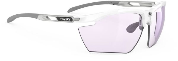 Rudy Project Magnus White Gloss - ImpactX 2 Photochromic Laser Purple