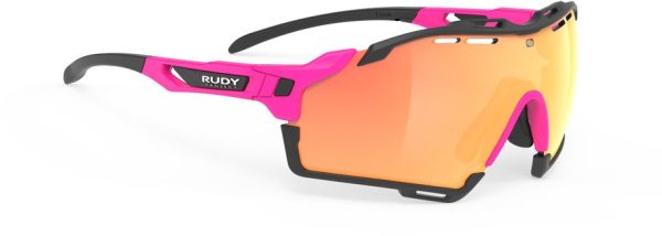 0655586527153 Rudy Project Cutline Pink Fluo Limited Edition / Multilaser Orange