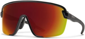 Smith Bobcat Black - ChromaPop Red Mirror