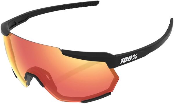 0841269153096 100 Percent Racetrap soft tact black / Red Multilayer Mirror Lens
