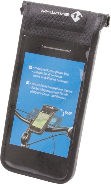 M-Wave Black Bay Smartphonetasche mit Halterung