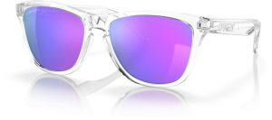 Oakley Frogskins Polished Clear/Prizm Violet