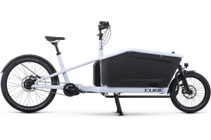 Cube Cargo Hybrid 500 - 500 Wh - 27,5 Zoll - Long John - flashwhite´n´black