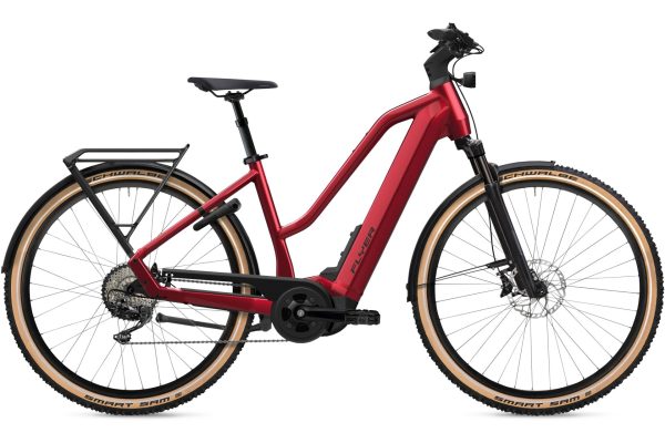 Flyer G1 Upstreet 7.12 XC - 630 Wh - 28 Zoll - Trapez - mercury red gloss