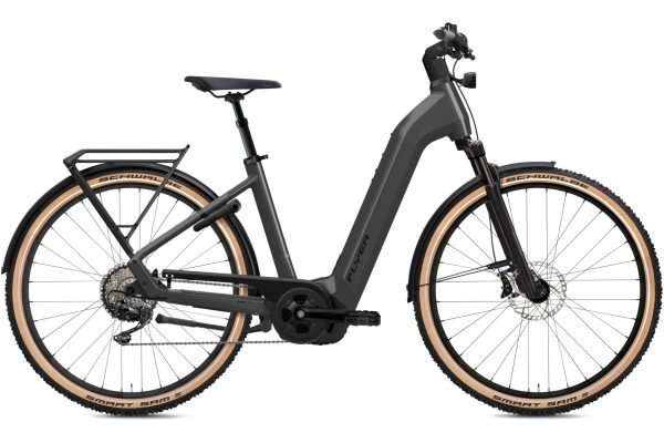 Flyer G1 Gotour 7.12 XC - 750 Wh - 28 Zoll - Tiefeinsteiger - cold anthracite gloss