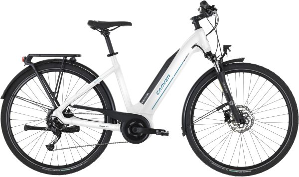 2003237_M000009362_Route_E.400_WHITE_GREY_LIGHT_BLUE Carver Route E.400 - 400 Wh - 28 Zoll - Tiefeinsteiger - 2026