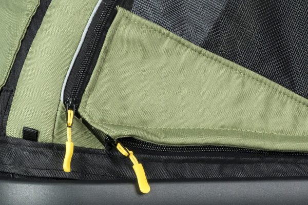 Hamax Pluto M Hundeanhänger mit Deichsel und Buggyrad