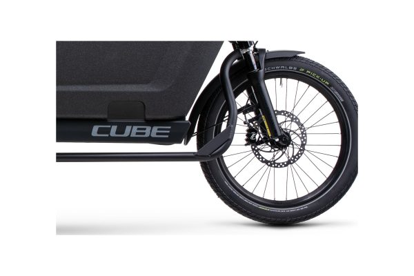 Cube Cargo Hybrid 500 - 500 Wh - 27,5 Zoll - Long John - flashgrey´n´black