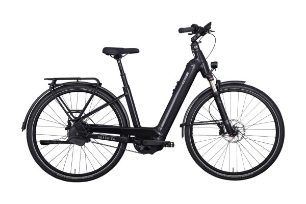 Kettler Quadriga Pro Belt Automatic - 750 Wh - 28 Zoll - Tiefeinsteiger - black shiny