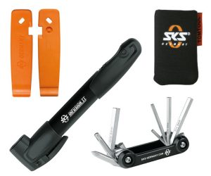 SKS Germany Set - Minipumpe, Mini-Tool, Reifenheber