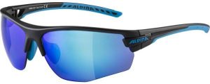 Alpina Tri-Scray 2.0 HR black cyan matt / blue-clear-orange mirror