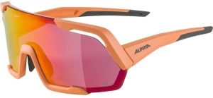 Alpina Rocket Q-Lite peach matt / pink mirror lens