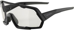 Alpina Rocket V black matt / Varioflex clear lens