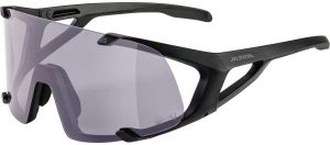 Alpina Hawkeye Q-Lite V black matt / Varioflex purple mirror lens
