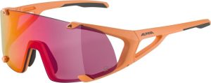 Alpina Hawkeye S Q-Lite peach matt /pink mirror lens