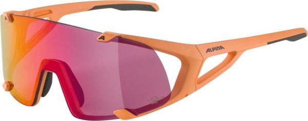 4003692311634 Alpina Hawkeye S Q-Lite peach matt /pink mirror lens