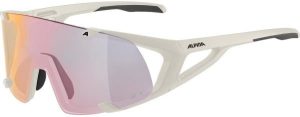 Alpina Hawkeye S QV cool-grey matt / Varioflex rainbow mirror lens
