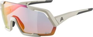 Alpina Rocket QV cool-grey matt / Varioflex rainbow mirror lens