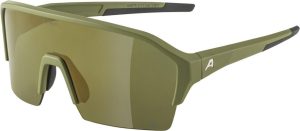 Alpina Ram HR Q-Lite olive matt / gold mirror lens