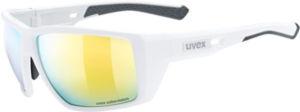 Uvex MTN Venture CV White Matt / Mirror Yellow