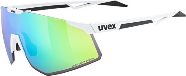 Uvex Pace Perform S CV White Matt / Mirror Green