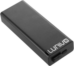 Lunivo Powerbank mit Fahrradhalterung