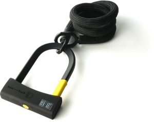 TEXLOCK Eyelet 120 D-Lock Bundle, Textilseil mit Bügelschloss