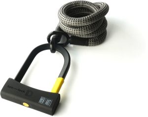 TEXLOCK Eyelet 160 D-Lock Bundle, Textilseil mit Bügelschloss