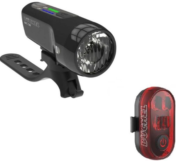 Büchel BLC 720 und Micro Lens Stoptech LED Akkuleuchten-Set StVZO