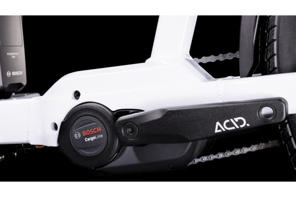 Cube Cargo Hybrid 500 - 500 Wh - 27,5 Zoll - Long John - flashwhite´n´black
