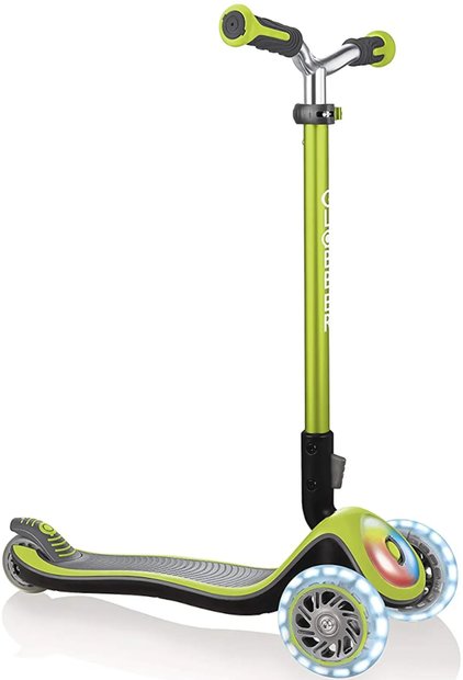 Globber Elite Deluxe Flash Lights, mit Leuchtrollen