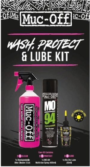 Muc-Off Wash, Protect, Lube Kit - Dry Lube Version