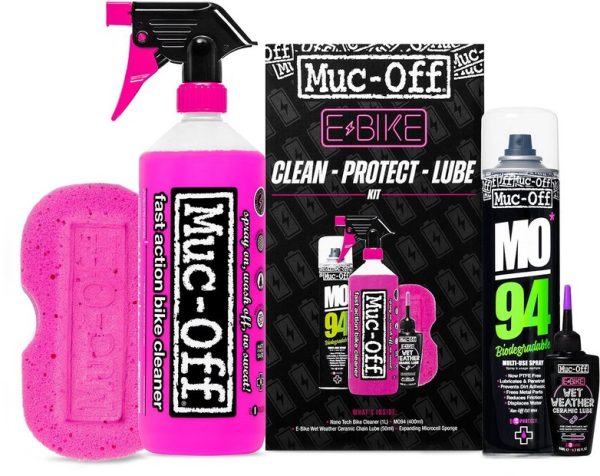 Muc-Off E-Bike Clean, Protect & Lube Kit - Wet Lube Version