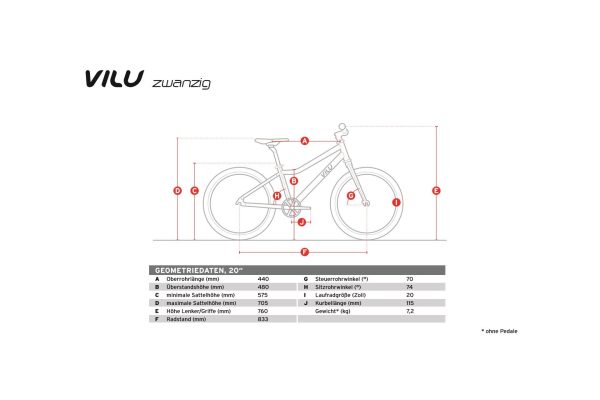 Vilu ZWANZIG - 20 Zoll - Diamant