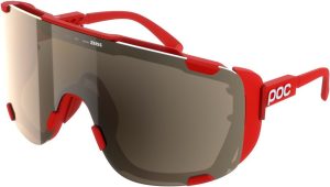 POC Devour Ultra - Prismane Red/Clarity Trail/ Silver