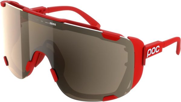 POC Devour Ultra - Prismane Red/Clarity Trail/ Silver